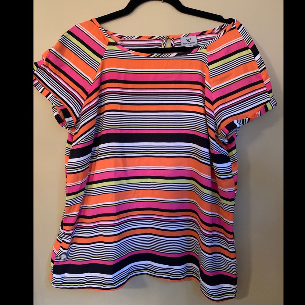 Striped Shirt by Worthington. Size L. NWT